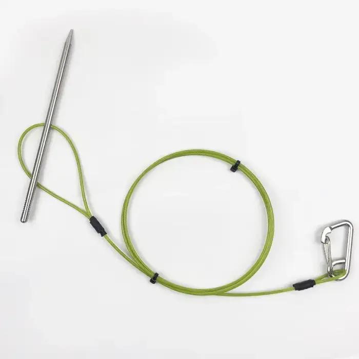Cordon de pêche sous-marine pour poisson vivant robuste en acier inoxydable 304 avec boucle de verrouillage pour la chasse et la pêche sous-marine diverses tailles couleurs occasions spéciales