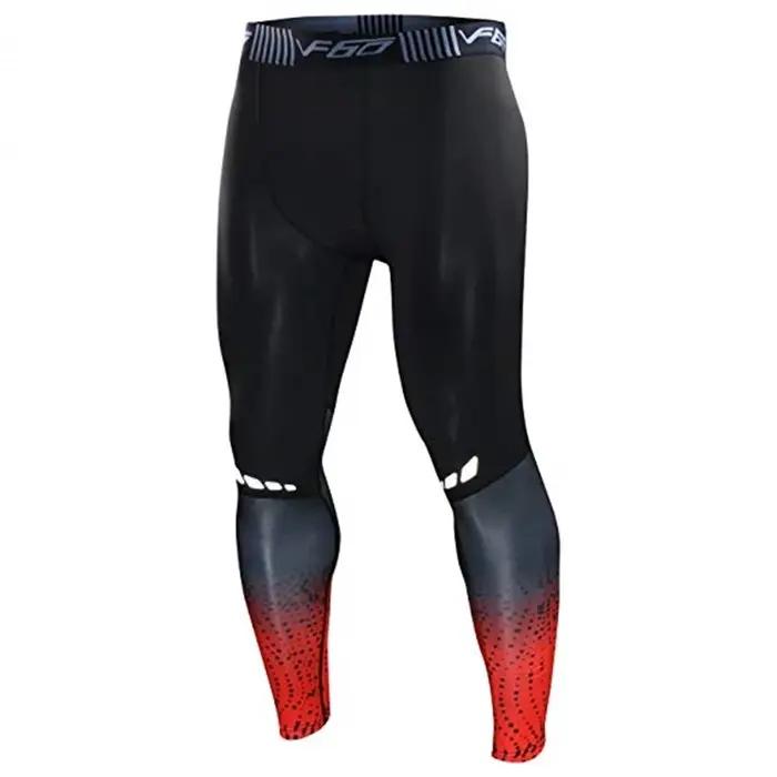 Pantalons de Compression pour hommes séchage rapide vêtements de Sport collants de course
