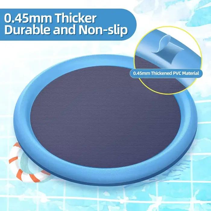 Tapis de jeu aquatique épaissi et durable de 59 pouces pour chiens et enfants