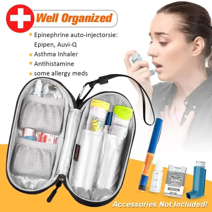 Sac organisateur de médicaments de voyage pour fournitures médicales d'urgence