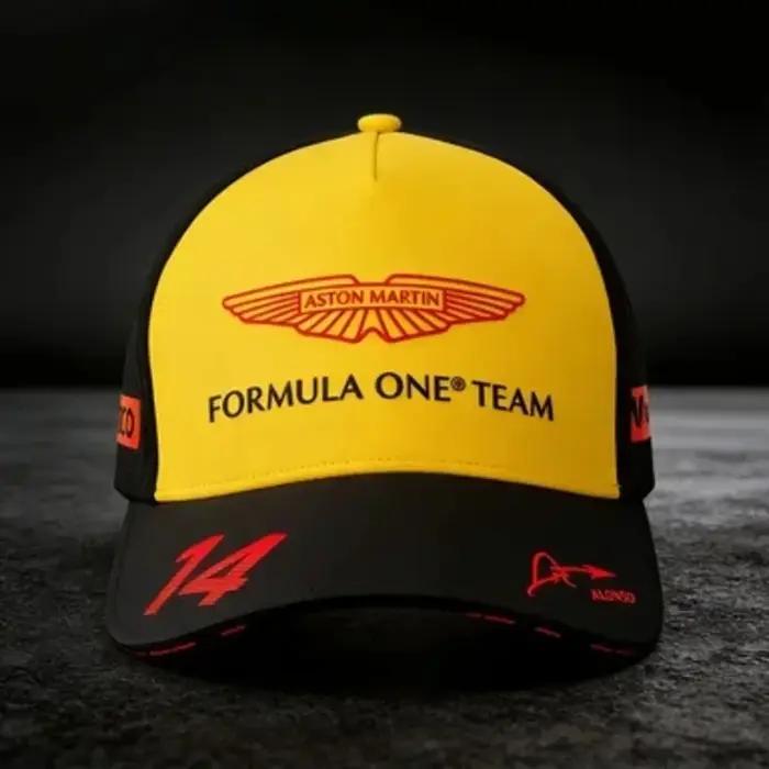 Casquette Fernando Alonso equipe Aston Martin F1 2025 Grand Prix Espagne Royaume Uni Miami Singapour Vegas occassionnels sports événements musicaux festival collectible f1 passion