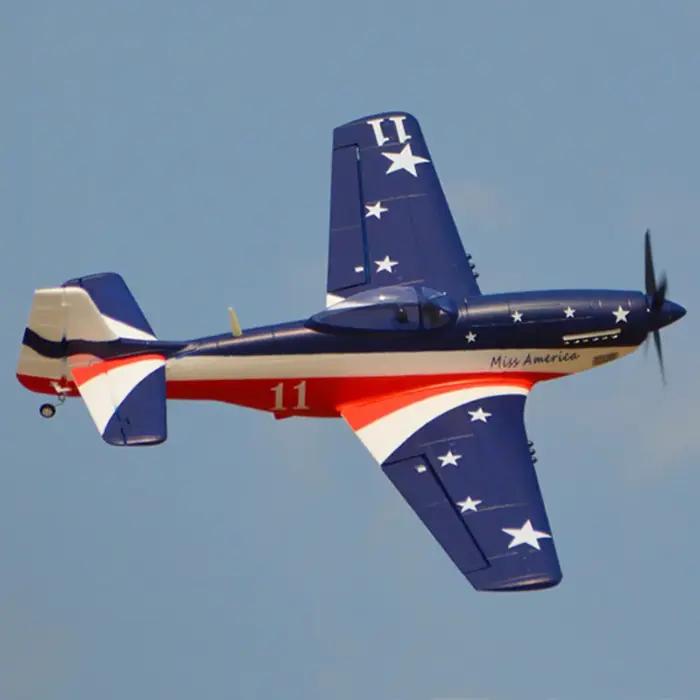 Avion RC EPO HOOKLL P51 Miss America avec système de pulvérisation pour courses aériennes en extérieur