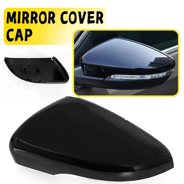 Pour VW GOLF 6 MK6 GTI R GTD 2008-2013 Touran noir/carbone aile latérale rétroviseur couvercle capuc