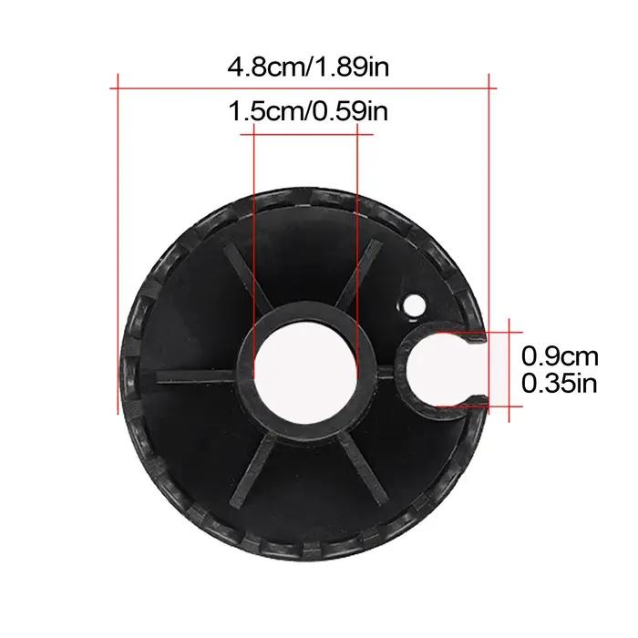 1 Paire de Paniers à Neige pour Bâtons de Randonnée, Paniers à Boue Amovibles pour Bâtons de Marche, Embouts de Remplacement et Protections pour Bâtons de Trekking