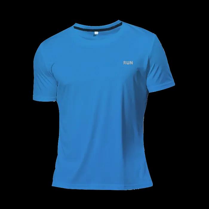 Haute qualité Polyester hommes course t-shirt séchage rapide Fitness chemise entraînement exercice vêtements gymnastique