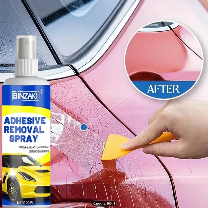 Spray décolleur de colle - Idéal pour dissoudre rapidement les résidus d'adhésif sur les fenêtres
