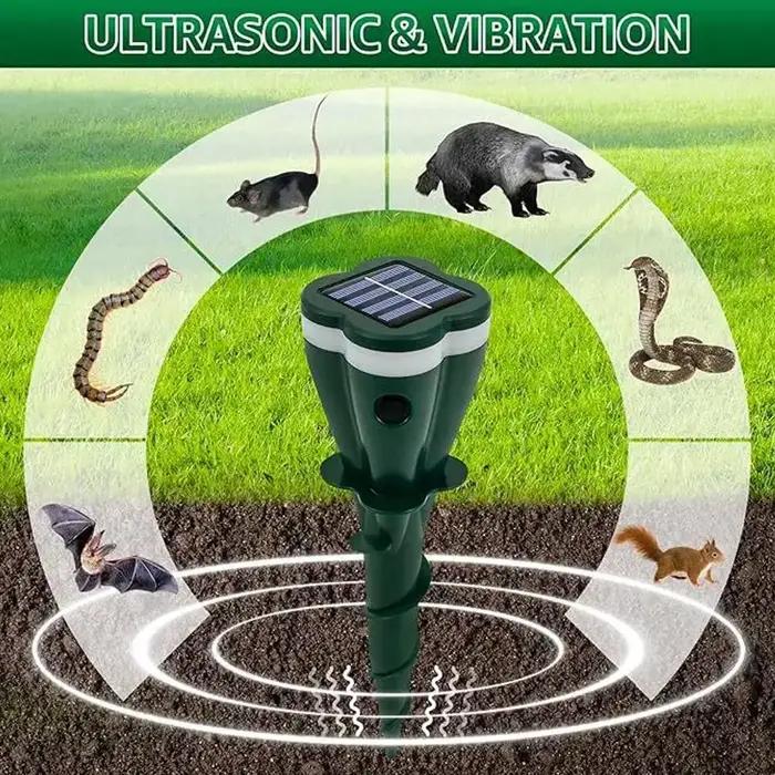 Répulsif solaire pour animaux d'extérieur