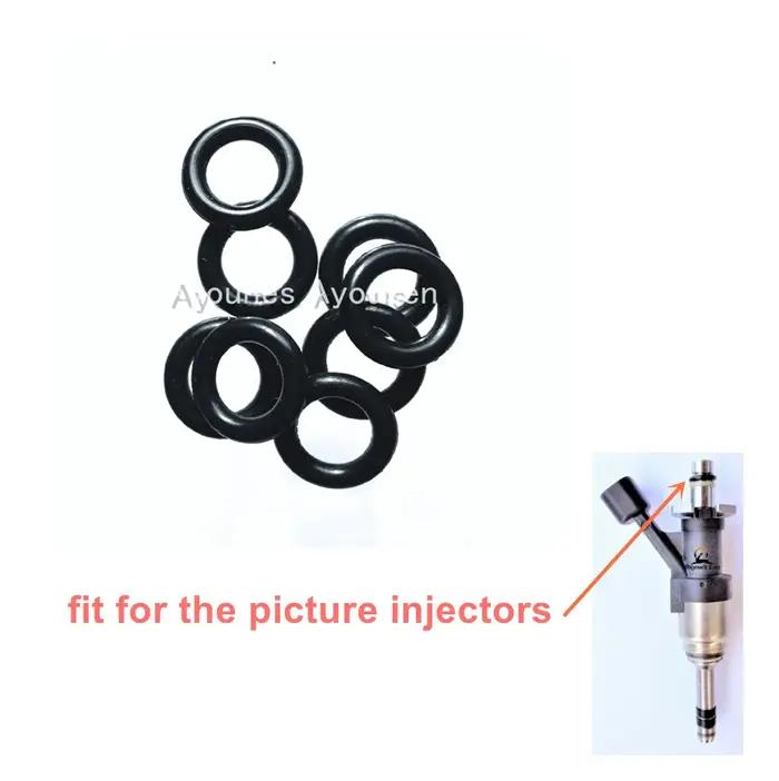6.4*2.2mm 200 pièces orings en caoutchouc pour Delphi GDI joint supérieur oring kits de réparation d