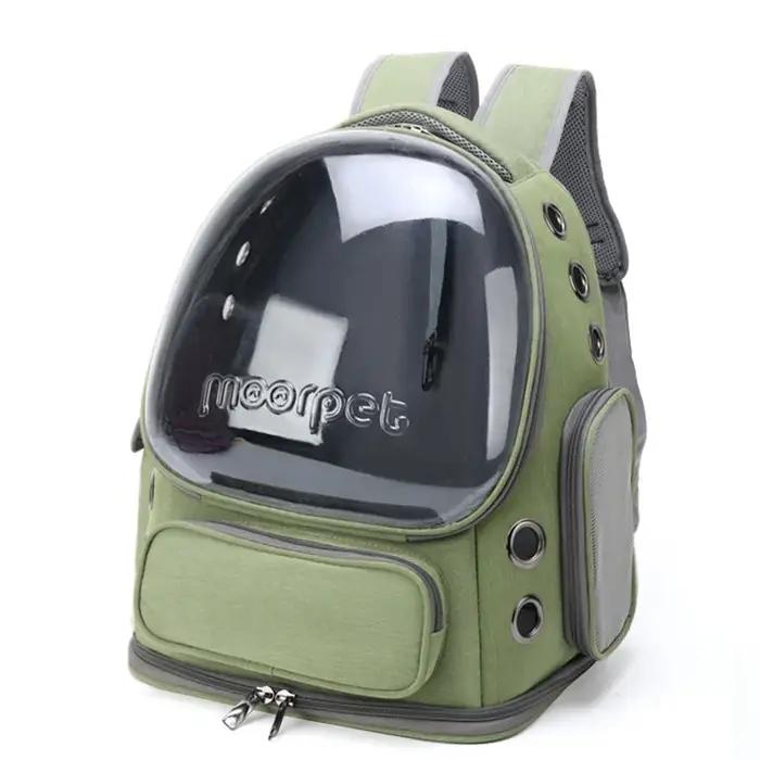 Sac à dos Senha's pour chats, conception respirante, haute capacité, protection de la colonne vertébrale, espace tridimensionnel, facile à transporter, pour les sorties, voyages et soins vétérinaires