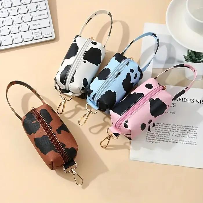Distributeur de sacs de merde de chien motif léopard