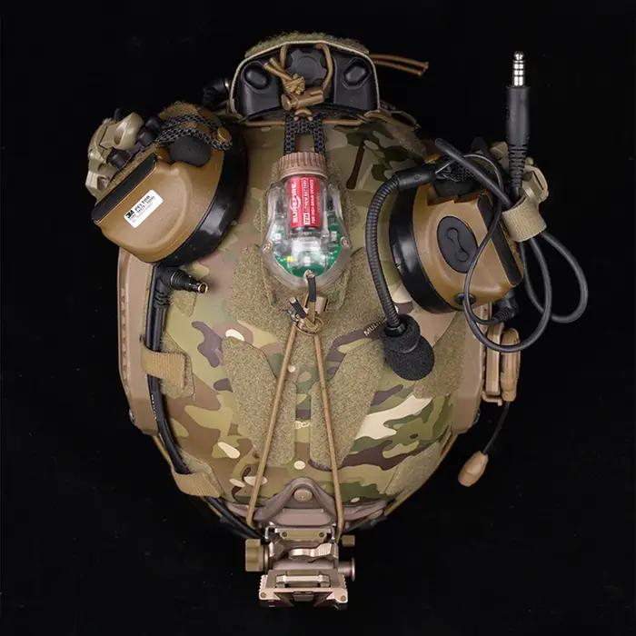 Kit gestion câbles 8 pièces pour casque tactique NVG communications organisation fils chasse airsoft