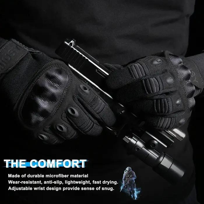 Gants tactiques à doigt complet pour écran tactile, pour tir de Paintball, Airsoft, travail de Comba