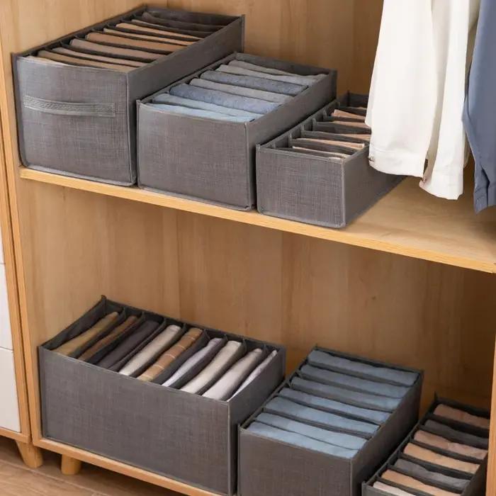 4 pièces/ensemble vêtements organisateur pantalons