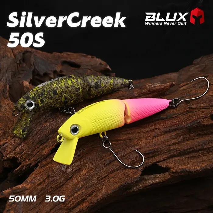 Leurres pêche BLUX DR Minnow joint 50mm - Swimbait coulant wobbleur brochet perche truite