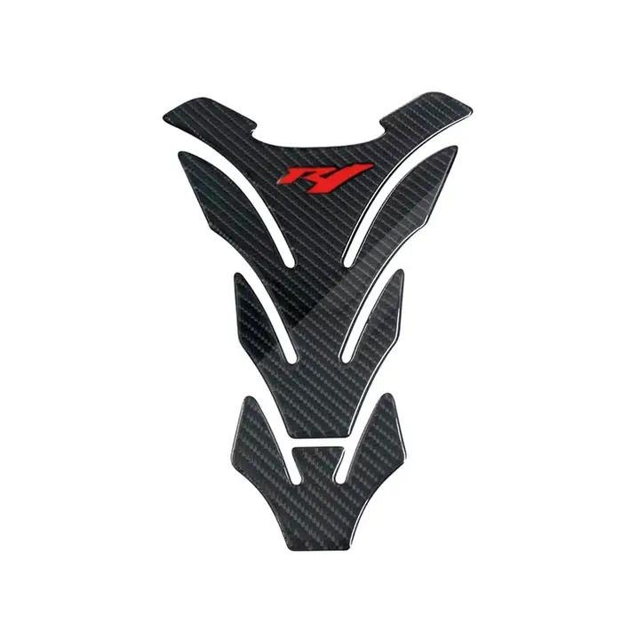 3D Moto Carburant précieux Bouchon Autocollant Pad Protecteur Supérieur Pince Décalque Pour Yamaha YZF-R1 R1 2002 2003