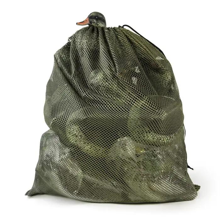 Sac filet de transport 2 pièces pour leurres canards - Poche chasse gibier d'eau étanche et résistante