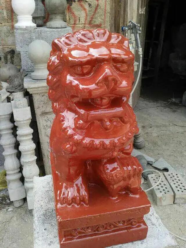 Sculpture de jardin en plein air, moule pour chien Fu en béton, moules pour statue de lion, moule po