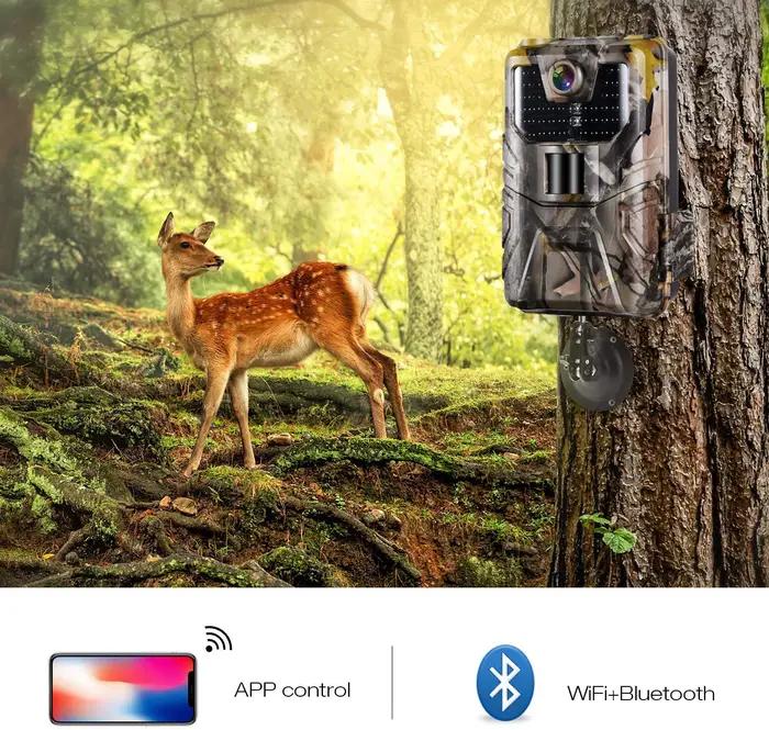 Caméras de chasse Wifi 4k en plein air