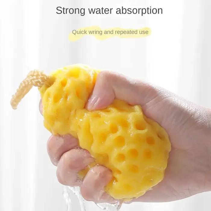 Boule éponge de douche en maille douce, brosse de nettoyage en Nylon pour bébé, mousse de douche, ne