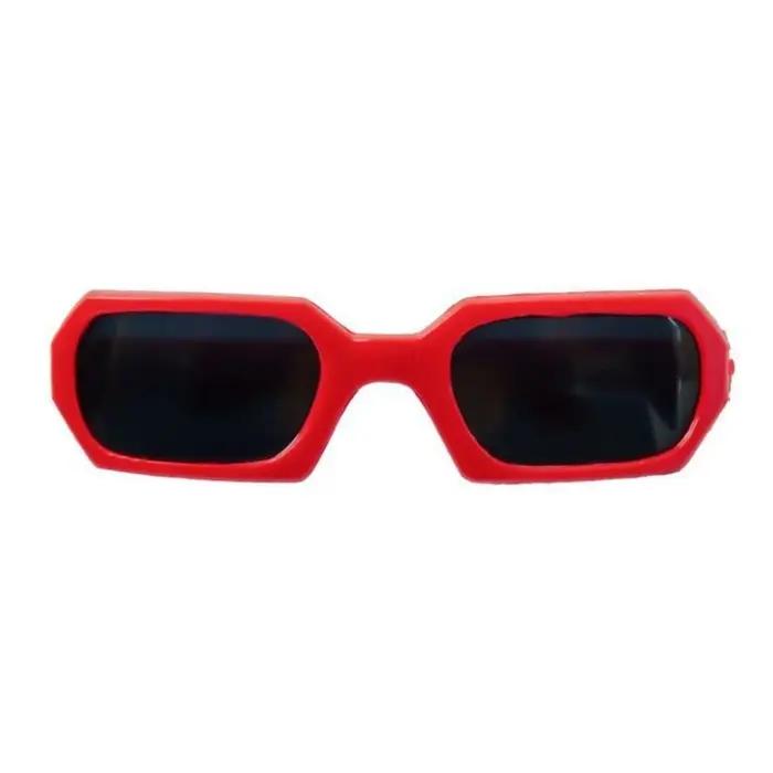Jolies lunettes soleil à monture en forme cœur pour chat