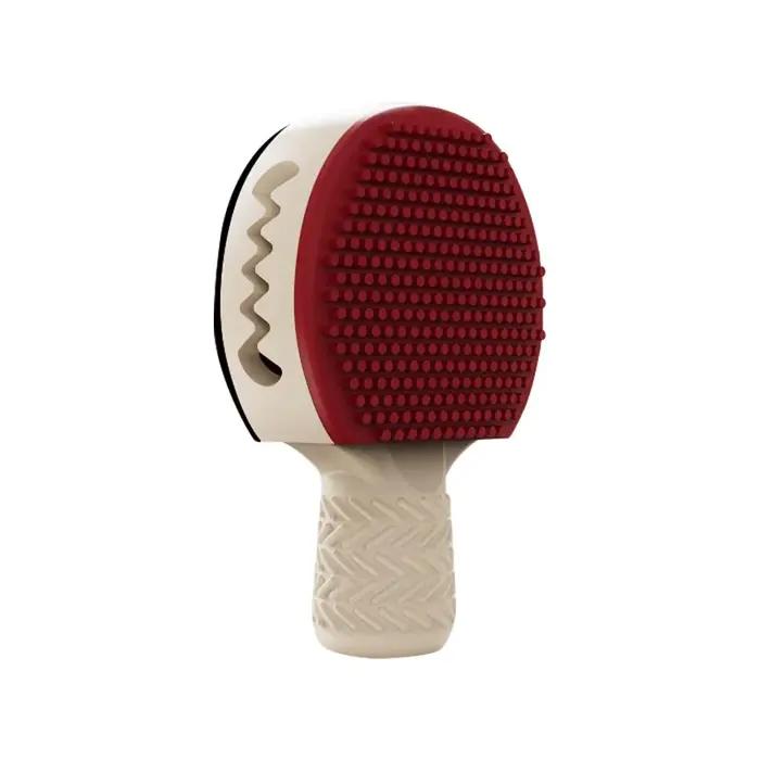 Jouet interactif à mâcher en forme de Badminton pour chien, résistant aux morsures, soulage l'ennui,