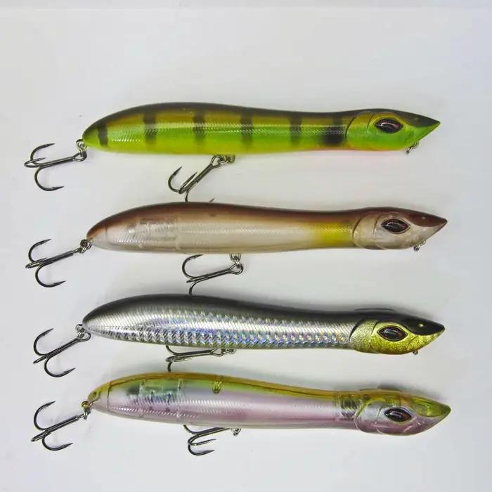 Appât de pêche Topwater Popper, tête de salle WobJeff 140mm/26g