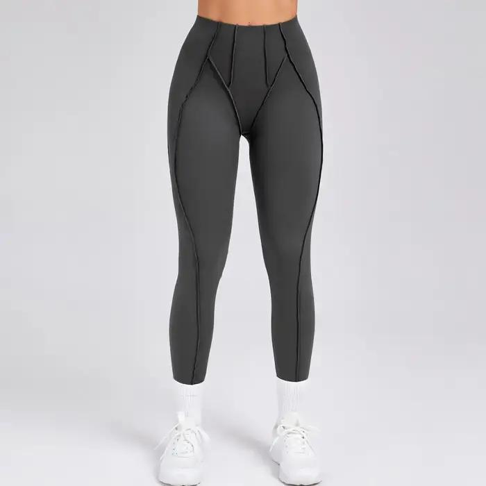 Yoga sport Fitness Leggings pantalon taille haute pêche hanche soulever en plein air course décontracté entraînement