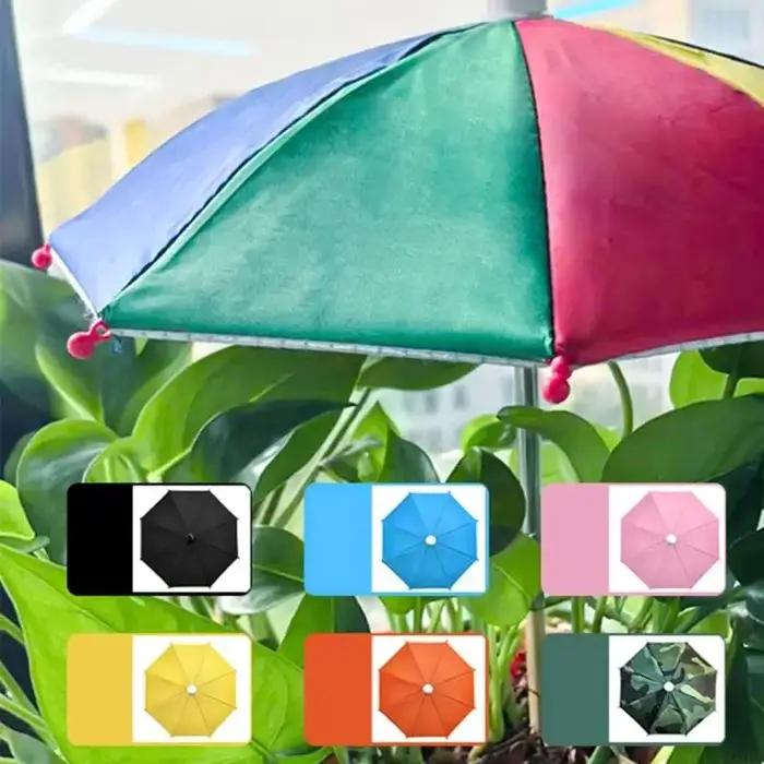 Parapluie pour plantes extérieures en plastique avec base stable, 11 couleurs, protège du soleil et de la pluie, pour jardin, terrasse et espaces de loisirs