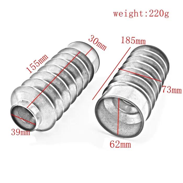 Couvre-fourche de moto en caoutchouc 39mm, 2 pièces, guêtres Gators, bottes longues pour Harley Davi