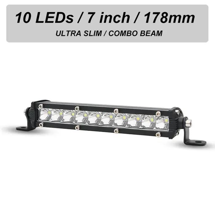 NLpearl Ultra mince 7-50 pouces barre lumineuse LED Spot hors route 4x4 LED