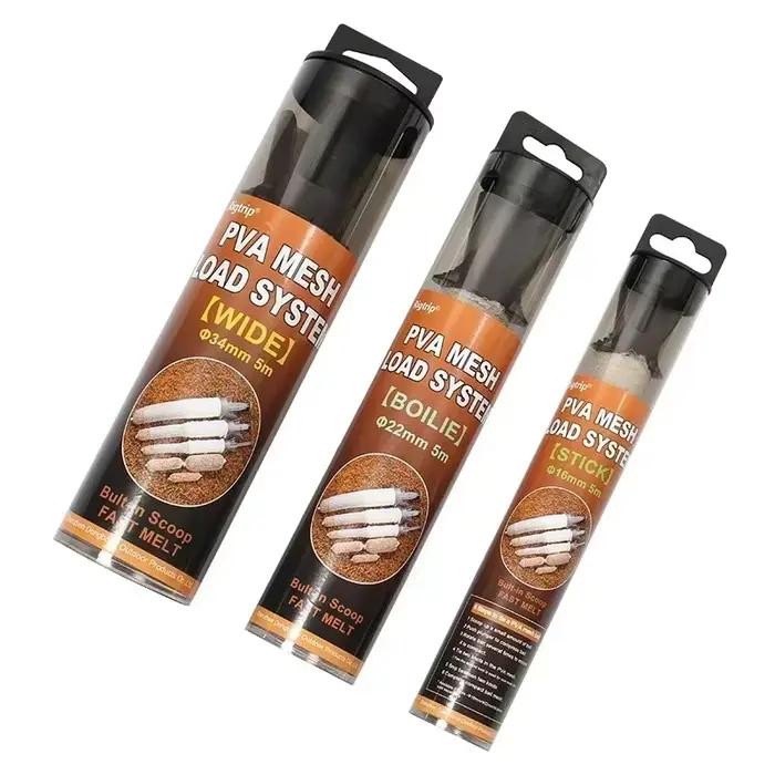 Méthode d'alimentation matériel de pêche tuyau en maille Pva-système de charge large accessoires