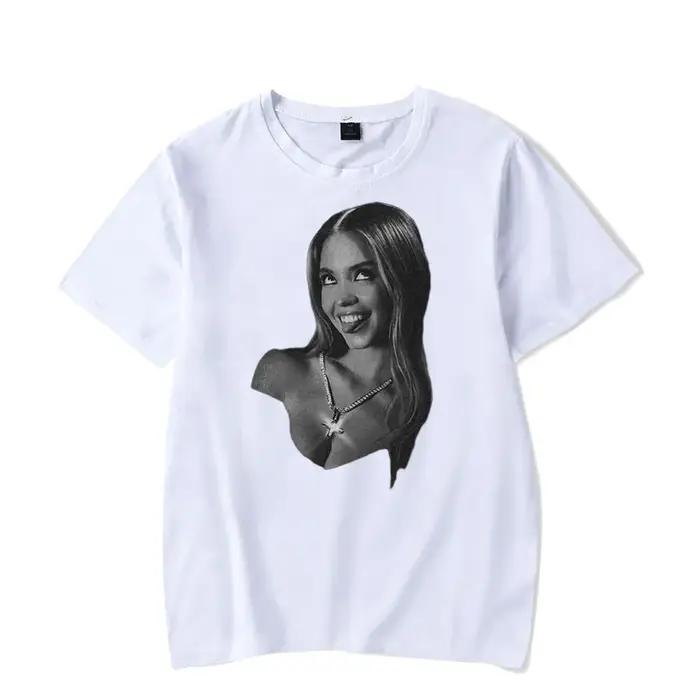 Sydney Sweeney-T-shirt à Manches Courtes et Col Ras du Cou pour Homme et Femme