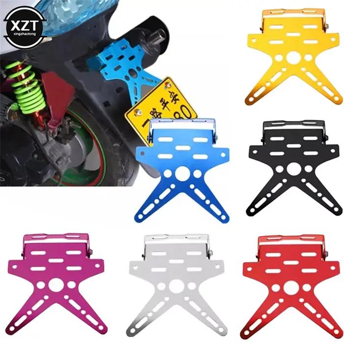 Support universel de plaque de planificateur de moto en alliage