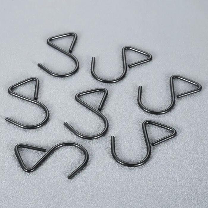 5 pièces métal S crochet vêtements porte-serviettes cuisine noir métal cintre crochets boucles pour