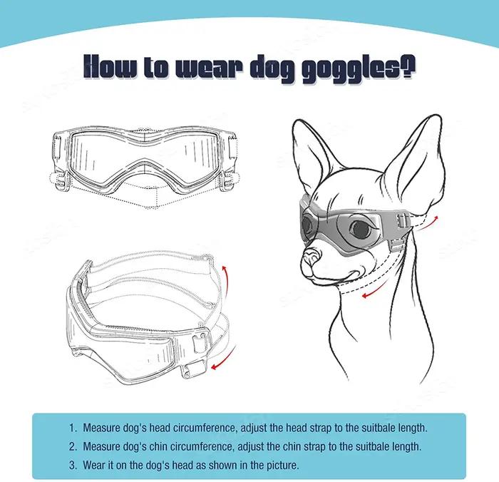 Lunettes de soleil pour chien de petite et moyenne taille