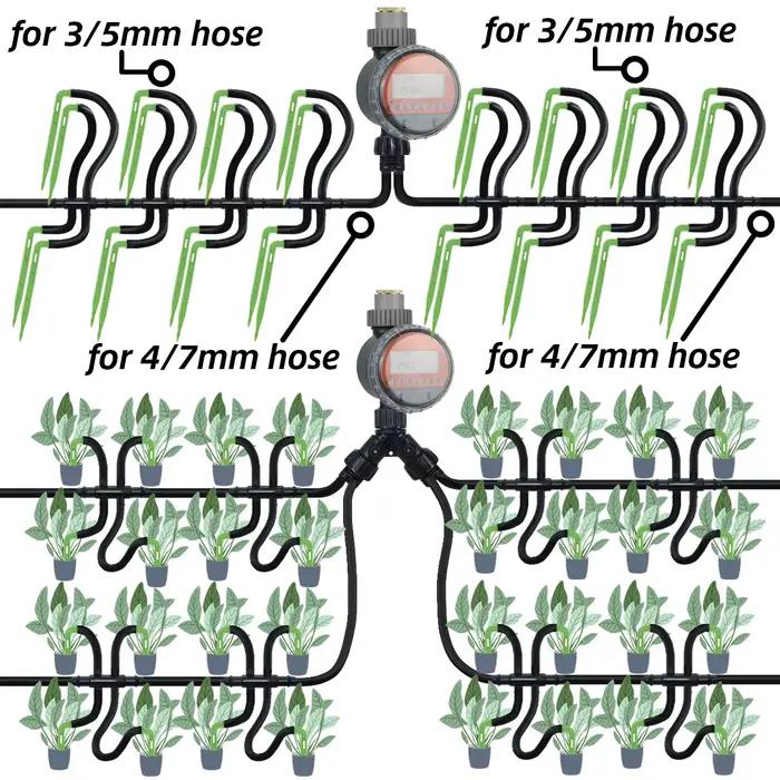 KESLA jardin 4/7mm à 3/5mm tuyau arrosage automatique système d'irrigation goutte à goutte Kit coude