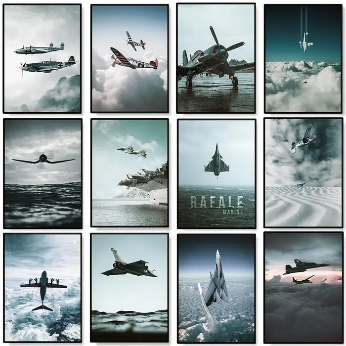 Affiche d'avions Vintage