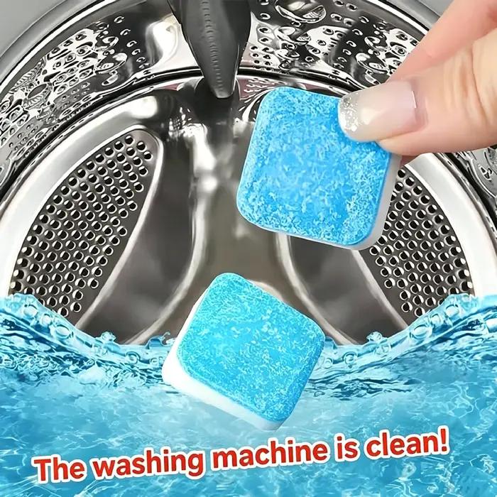 Tablettes effervescentes pour nettoyer la machine à laver