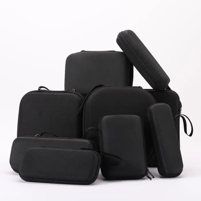 Sac de rangement de données pour écouteurs, sacs de rangement de câbles ovales carrés et rectangulai