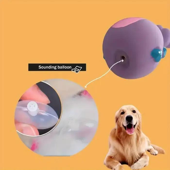 Jouets à mâcher en caoutchouc souple, quatre Styles, jeux de lancer interactifs grinçants, mignons et amusants, adaptés aux chiens de petite et moyenne taille