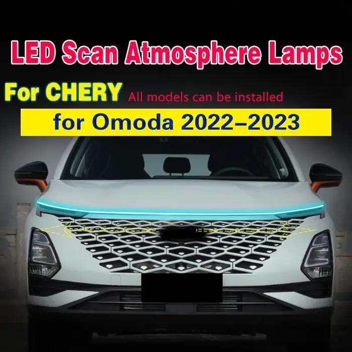 1 pièces feux de jour LED feux antibrouillard drl Flexible pour Chery OMODA 2022-2023 DRL LED balaya