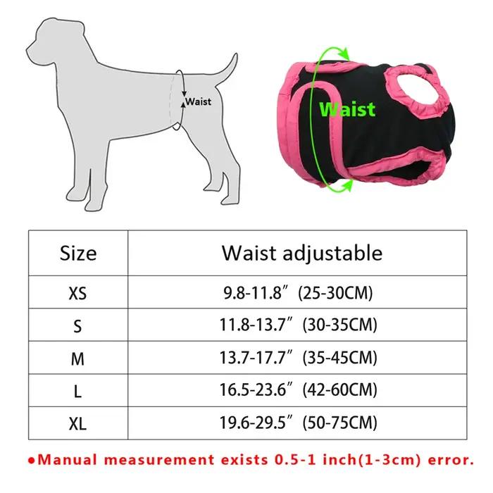 Couches lavables pour chiens de petite et moyenne taille