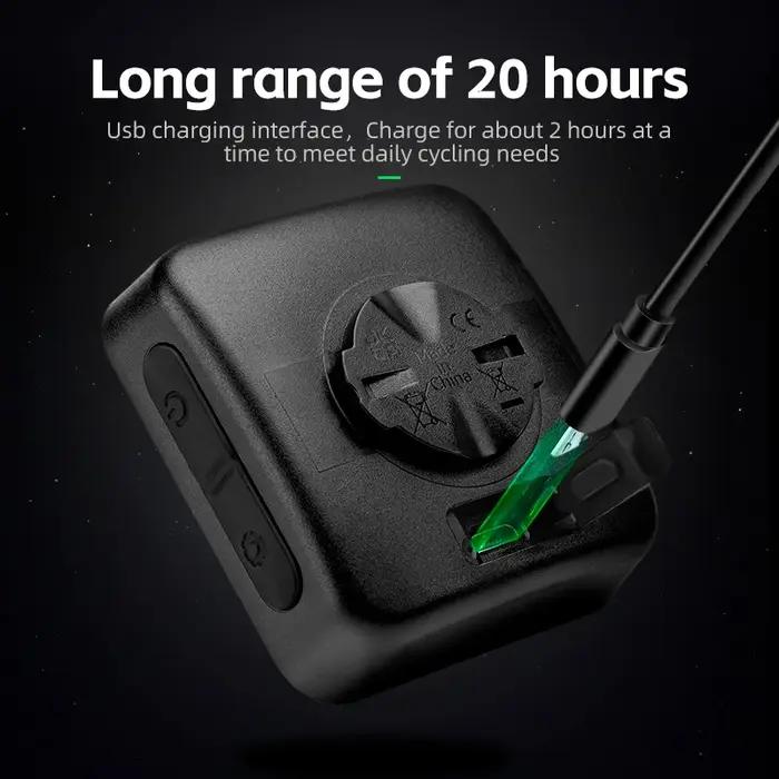 ROCKBROS Ordinateur de Vélo GPS Compteur De Vitesse Vélo Étanche Chronomètre Numérique Sans Fil Odom