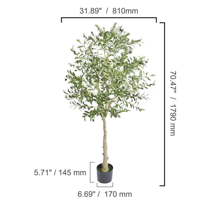 Olive artificielle de 4/5/6 pieds de haut