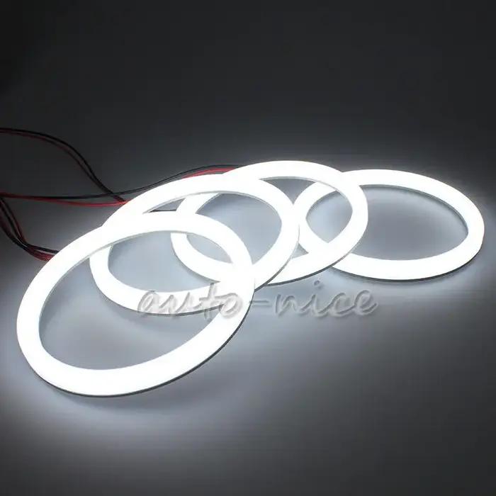 Anneau lumineux LED Angel Eye Halo, en coton blanc, pour BMW E46 OJ Coupé Facelift, 106mm