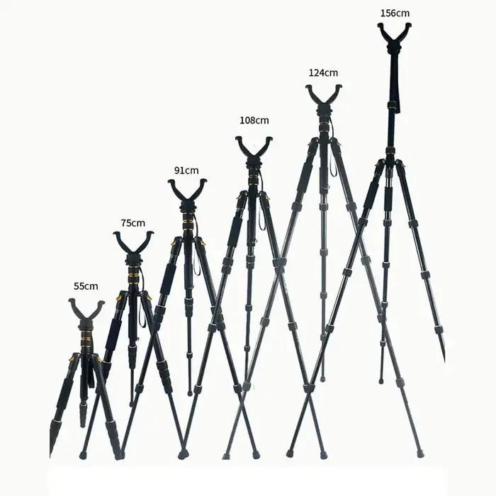 Trépied en aluminium portable support universel pliant antidérapant pour chasse camping et activités de plein air