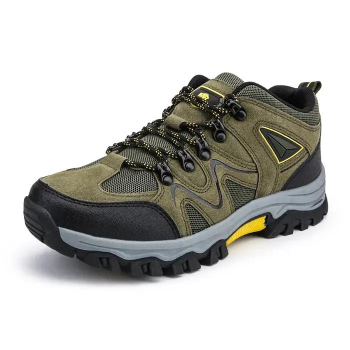 Chaussures de randonnée en daim et cuir pour hommes