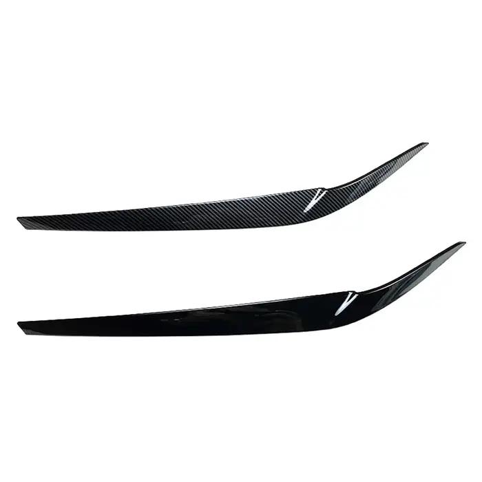 2 pièces ABS brillant phare mauvais sourcils paupières pour BMW G30 G31 F90 5 série 520d 525i 530i 5