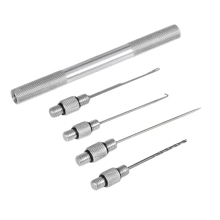 5 en 1 carpe forte gréement de pêche appât aiguille Kit ensemble d'outils appât perceuse Stringer ai