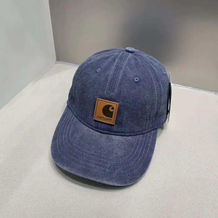 Casquette Carhartt Odessa Main Line en coton délavé, style workwear, à visière courbée, avec sangle réglable, unisexe, streetwear